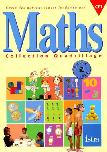Maths, CE1, cycle des apprentissages fondamentaux : fichier élève, euro