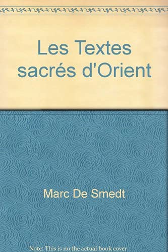 Les Textes sacrés d'Orient
