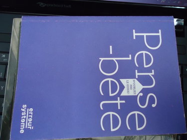 Couverture de Pense bête