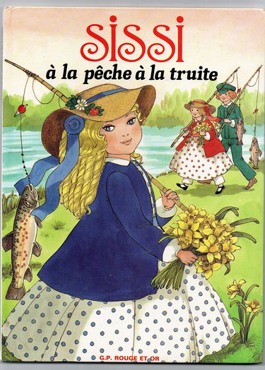 Sissi à la pêche à la truite