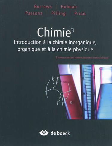 Chimie 3 : introduction à la chimie inorganique, organique et à la chimie physique