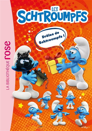 Couverture de Les Schtroumpfs. Drôles de Schtroumpfs !