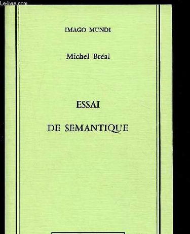 Essai de sémantique