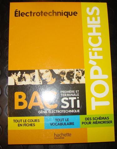 Electrotechnique 1re et Tle STI génie électrotechnique