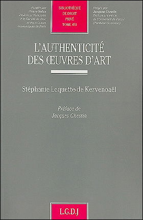 L'authenticité des oeuvres d'art