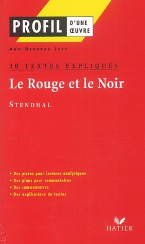 Le Rouge Et Le Noir, Stendhal