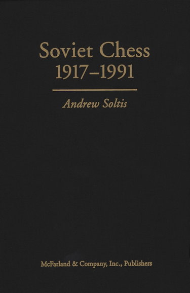 Couverture de Soviet Chess 1917-1991