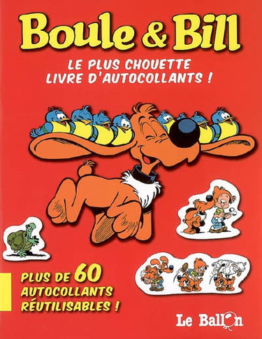 Couverture de Boule & Bill : les plus chouette livre d'autocollants ! par Roba