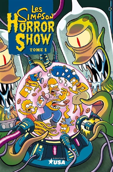 Couverture de Les Simpson horror show. Vol. 1