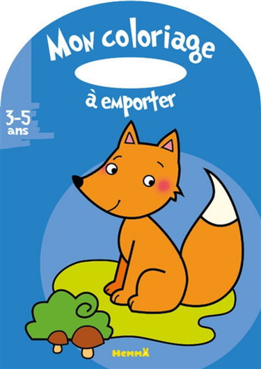 Couverture de Mon coloriage à emporter, 3-5 ans : renard