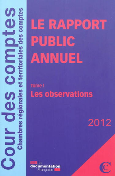 Le rapport public annuel 2012