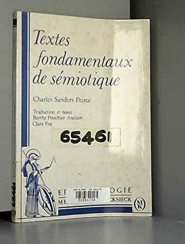 Couverture de Textes fondamentaux de sémiotique