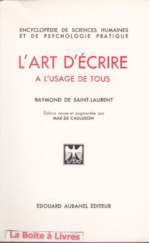 L'Art d'écrire à l'usage de tous
