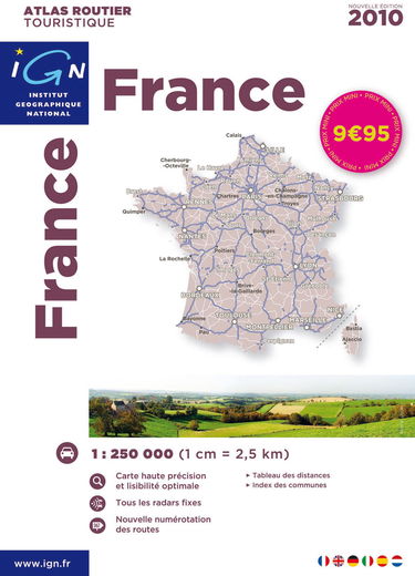 **ATLAS ROUT TOURIST.FR 2010