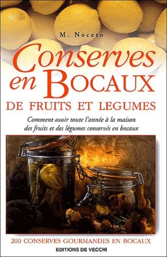 Conserves en bocaux de fruits et légumes
