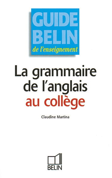 Grammaire de l'anglais au collège