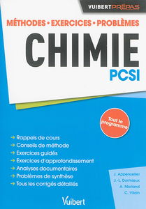Chimie : PCSI : méthodes, exercices, problèmes, tout le programme