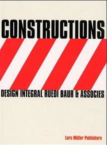 Couverture de Ruedi Baur-Constructions par XXX