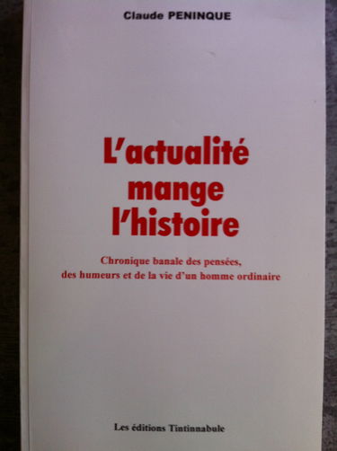 L'actualité mange l'histoire - Chronique banale des pensées, des humeurs et de la vie d'un homme ordinaire