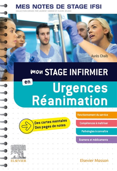Couverture de Mon stage infirmier en urgences réanimation