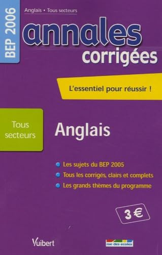 Anglais BEP Tous secteurs