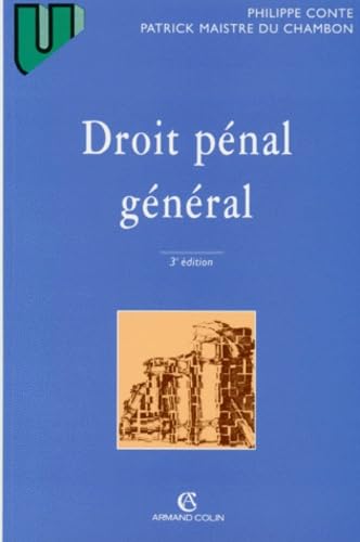 Droit Penal General. 3eme Edition 1998