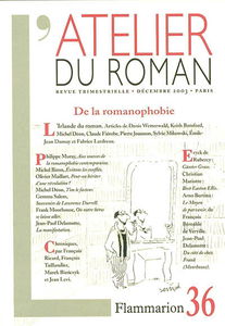 Atelier du roman (L'), n° 36. L'Irlande du roman