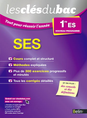 SES : 1re ES : nouveau programme