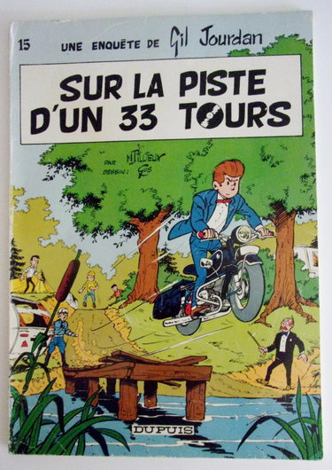 Couverture de Gil jourdan, n° 15 : Sur la piste d'un 33 tours