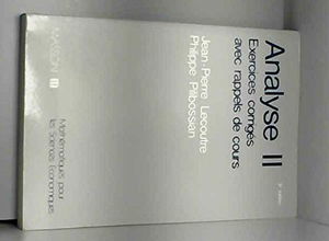 Analyse : Destiné aux étudiants en sciences économiques (Mathématiques pour les sciences économiques)