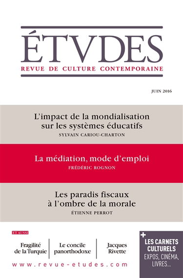 Etudes, n° 4228