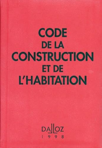 Code de la construction et de l'habitation, 9e édition