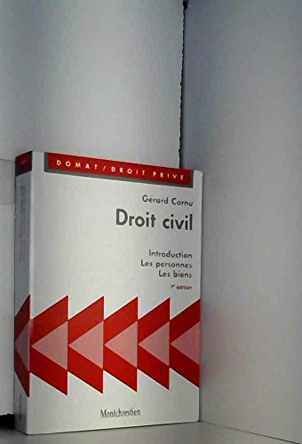 Droit civil: Introduction, les personnes, les biens
