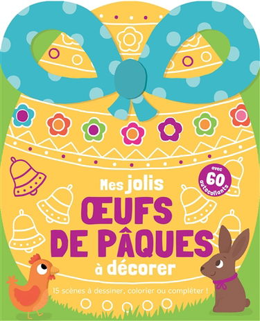 Mes jolis oeufs de Pâques à colorier