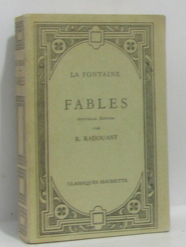 Couverture de Classiques français : La Fontaine (Fables)