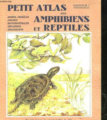 Couverture de PETIT ATLAS DES AMPHIBIENS ET REPTILES - I - APODES, URODELES, ANOURES RHYNCHOCEPHALES, CHEOLIENS CROCODILIENS