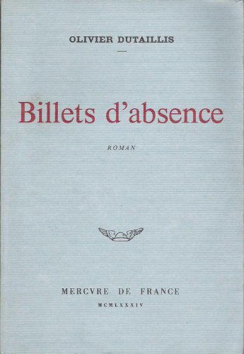Billets d'absence