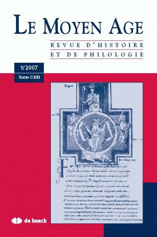 Moyen âge (Le) : revue d'histoire et de philologie, n° 1 (2007)