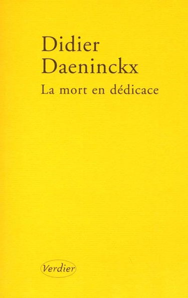 La mort en dédicace : deux nouvelles