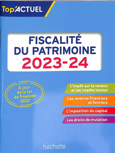 Couverture de Fiscalité du patrimoine : 2023-2024 par Gilles Meyer
