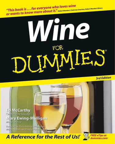 Couverture de Wine for Dummies
