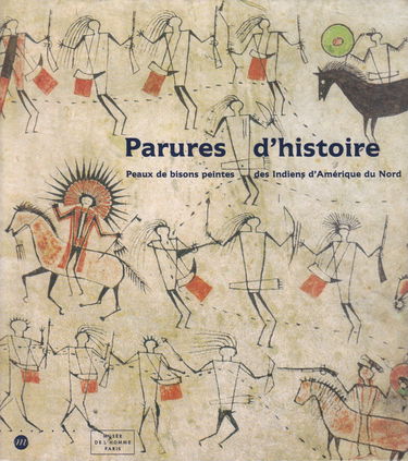 Peaux de bisons peintes