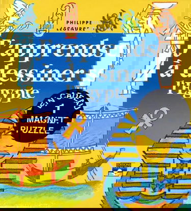 J'apprends à dessiner l'Egypte: Avec un magnet puzzle