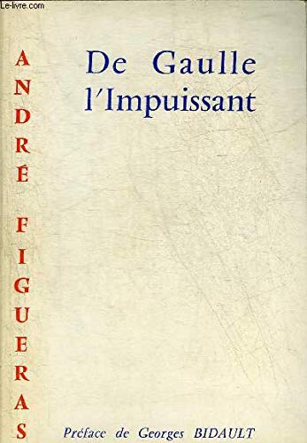 Couverture de De GAULLE l'impuissant