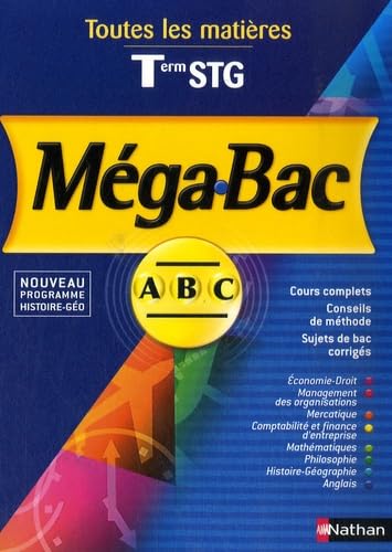 Mégabac terminale STG bac toutes les matières