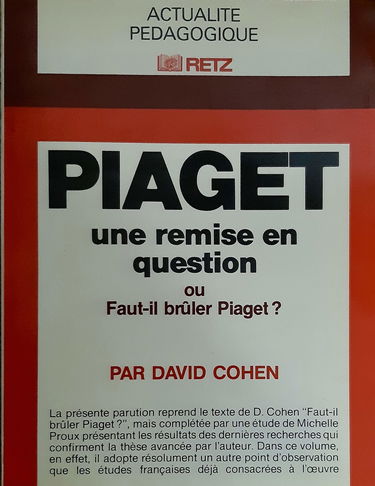 Piaget : une remise en question