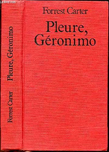 Couverture de Pleure, Géronimo