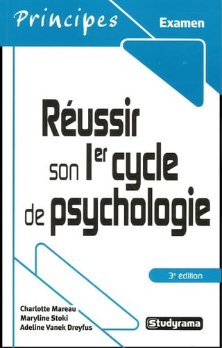 Réussir son 1er cycle de psychologie