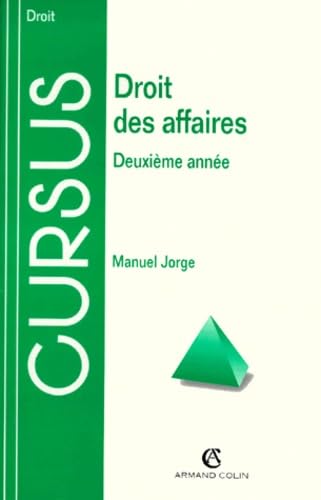 Droit Des Affaires. Deuxieme Annee