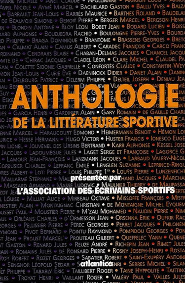 Anthologie de la littérature sportive